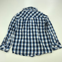 Load image into Gallery viewer, Boys Ollies Place, checked cotton long sleeve shirt, EUC, size 5,  