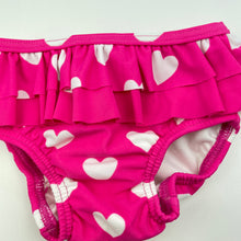 Load image into Gallery viewer, Girls Escargot, pink &amp; white swim bottoms, EUC, size 00,  