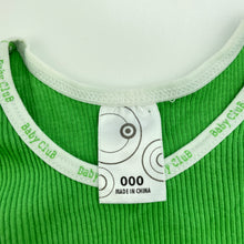 Load image into Gallery viewer, unisex Target, green ribbed cotton singlet top, GUC, size 000,  