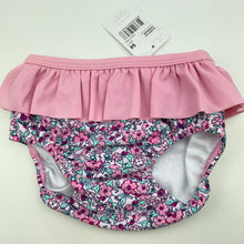 Load image into Gallery viewer, Girls Dymples, floral swim nappy / bottoms, NEW, size 0,  