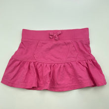 Load image into Gallery viewer, Girls H&amp;T, pink cotton skirt, elasticated, L: 22cm, EUC, size 2,  