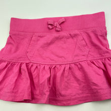 Load image into Gallery viewer, Girls H&amp;T, pink cotton skirt, elasticated, L: 22cm, EUC, size 2,  