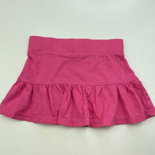 Load image into Gallery viewer, Girls H&amp;T, pink cotton skirt, elasticated, L: 22cm, EUC, size 2,  