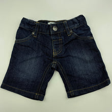 Load image into Gallery viewer, Boys Breakers, dark denim jean shorts, adjustable, EUC, size 1,  