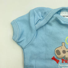 Load image into Gallery viewer, Boys Baby Club, cotton bodysuit / romper, puppy, EUC, size 0000,  