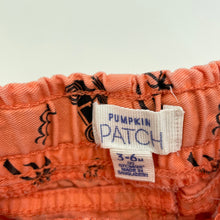 Load image into Gallery viewer, Boys Pumpkin Patch, orange cotton shorts, adjustable, GUC, size 00,  