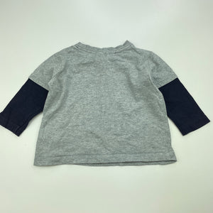 Boys Target, Mr Men cotton long sleeve top, GUC, size 00,  