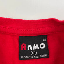 Load image into Gallery viewer, Boys RAMO, red cotton t-shirt / top, GUC, size 00,  