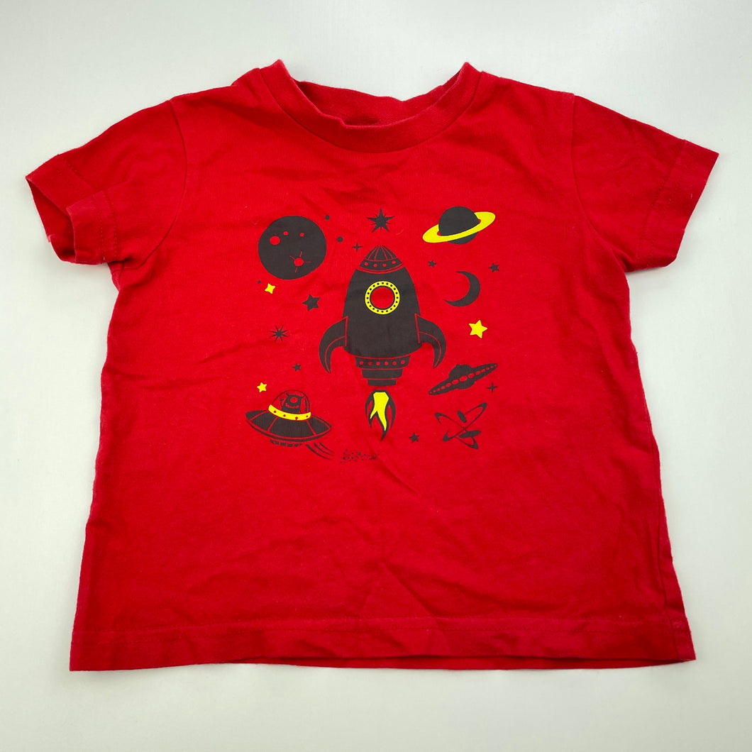 Boys Target, cotton pyjama t-shirt / top, GUC, size 2,  