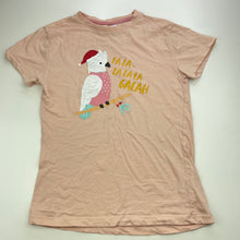 Load image into Gallery viewer, Girls Anko, cotton Christmas pyjama t-shirt / top, GUC, size 14,  