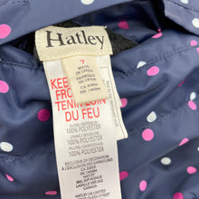 Load image into Gallery viewer, Girls Hatley, reversible navy / purple vest / sleeveless jacket, GUC, size 7,  