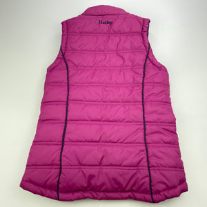 Girls Hatley, reversible navy / purple vest / sleeveless jacket, GUC, size 7,  