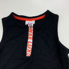 Load image into Gallery viewer, Girls Elite Action Sports, ribbed cropped activewear top, L: 30cm, GUC, size 7,  