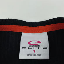Load image into Gallery viewer, Girls Elite Action Sports, ribbed cropped activewear top, L: 30cm, GUC, size 7,  