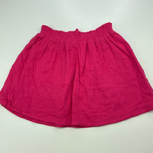 Load image into Gallery viewer, Girls Anko, lined lightweight cotton skirt, elasticated, L: 31cm, EUC, size 7,  