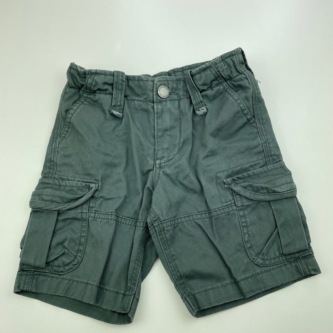 Boys Cotton On, cotton cargo shorts, adjustable, GUC, size 3,  