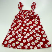 Load image into Gallery viewer, Girls Mango, floral cotton summer dress, EUC, size 0, L: 41cm