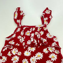 Load image into Gallery viewer, Girls Mango, floral cotton summer dress, EUC, size 0, L: 41cm