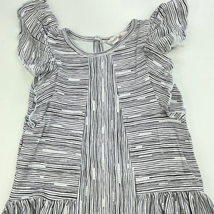 Girls Fox & Finch, stretchy black & white casual dress, GUC, size 00, L: 36cm