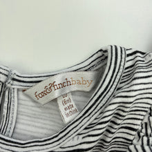 Load image into Gallery viewer, Girls Fox &amp; Finch, stretchy black &amp; white casual dress, GUC, size 00, L: 36cm