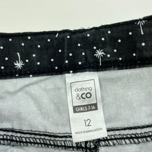 Load image into Gallery viewer, Girls Clothing &amp; Co, stretch cotton casual skirt, adjustable, L: 34cm, GUC, size 12,  