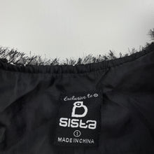 Load image into Gallery viewer, Girls Sista, lined black &amp; white casual dress, GUC, size 1, L: 40cm