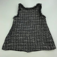 Load image into Gallery viewer, Girls Sista, lined black &amp; white casual dress, GUC, size 1, L: 40cm