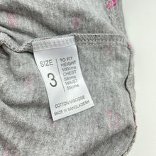 Load image into Gallery viewer, Girls H&amp;T, grey tiered top, heart, NEW, size 3,  