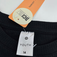 Load image into Gallery viewer, Girls Target, stretchy ribbed long sleeve top, NEW, size 14,  