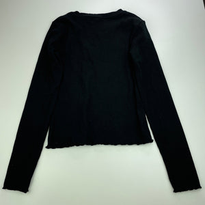 Girls Target, stretchy ribbed long sleeve top, EUC, size 14,  