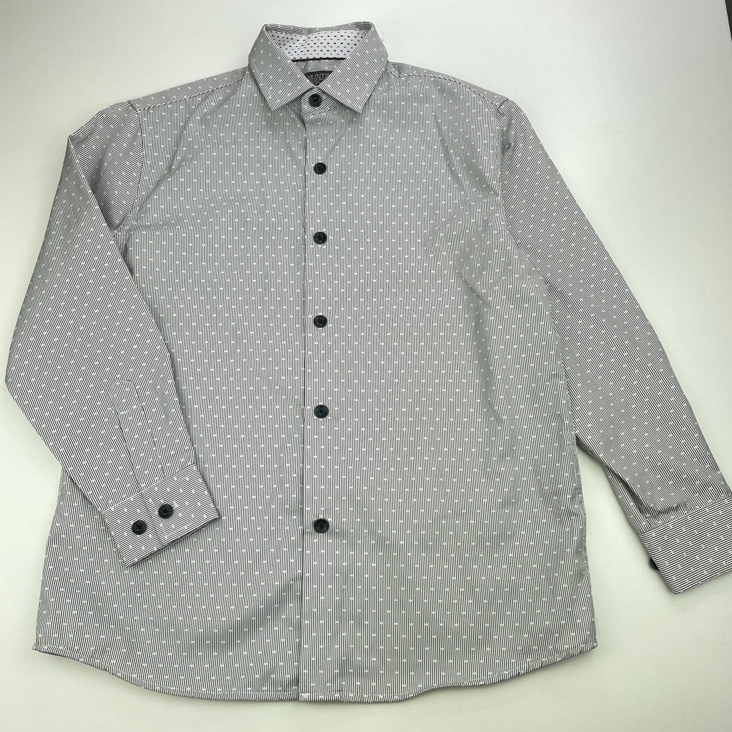 Boys Huntley & Sons, lightweight long sleeve dress shirt, EUC, size 8,  