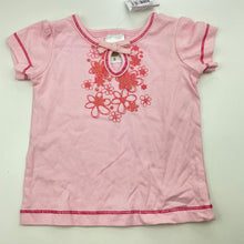 Load image into Gallery viewer, Girls Tiny Little Wonders, pink cotton t-shirt / top, NEW, size 0,  