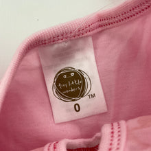 Load image into Gallery viewer, Girls Tiny Little Wonders, pink cotton t-shirt / top, NEW, size 0,  
