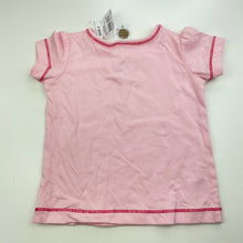 Load image into Gallery viewer, Girls Tiny Little Wonders, pink cotton t-shirt / top, NEW, size 0,  