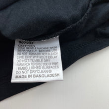 Load image into Gallery viewer, Girls Favourites, black cotton long sleeve top, NEW, size 0,  