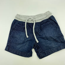 Load image into Gallery viewer, Boys Target, cotton casual shorts, elasticated, GUC, size 000,  