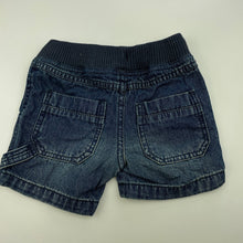 Load image into Gallery viewer, Boys Target, blue denim shorts, elasticated, FUC, size 1,  