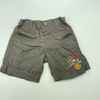 Boys Target, lightweight cotton shorts, elasticated, GUC, size 000,  