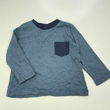 Load image into Gallery viewer, Boys Target, blue cotton long sleeve t-shirt / top, GUC, size 2,  