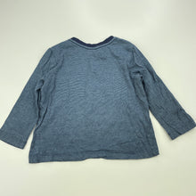 Load image into Gallery viewer, Boys Target, blue cotton long sleeve t-shirt / top, GUC, size 2,  