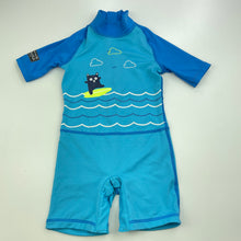 Load image into Gallery viewer, Boys Decathlon, all-in-one rashie suit, UPF 50+, GUC, size 2,  