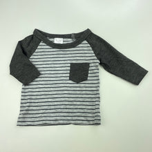 Load image into Gallery viewer, Boys Tiny Little Wonders, striped long sleeve top, EUC, size 0000,  
