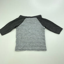 Load image into Gallery viewer, Boys Tiny Little Wonders, striped long sleeve top, EUC, size 0000,  