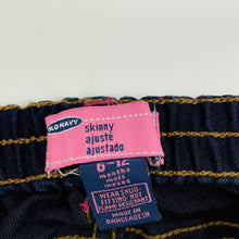 Load image into Gallery viewer, Girls Old Navy, skinny fit stretch denim pants, elasticated, EUC, size 0,  