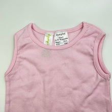 Load image into Gallery viewer, Girls Dymples, pink cotton singlet top, EUC, size 0,  