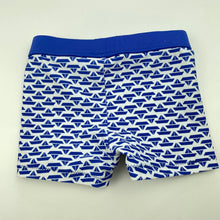 Load image into Gallery viewer, Boys Target, blue &amp; white swim shorts, elasticated, FUC, size 00,  