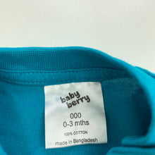 Load image into Gallery viewer, Girls Baby Berry, cotton long sleeve top, rabbit, EUC, size 000,  