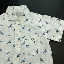 Load image into Gallery viewer, Boys Target, cotton short sleeve shirt, bird, GUC, size 2,  
