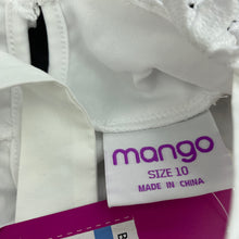 Load image into Gallery viewer, Girls Mango, lined floral lace summer top, NEW, size 10,  