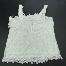 Load image into Gallery viewer, Girls Mango, lined floral lace summer top, NEW, size 10,  